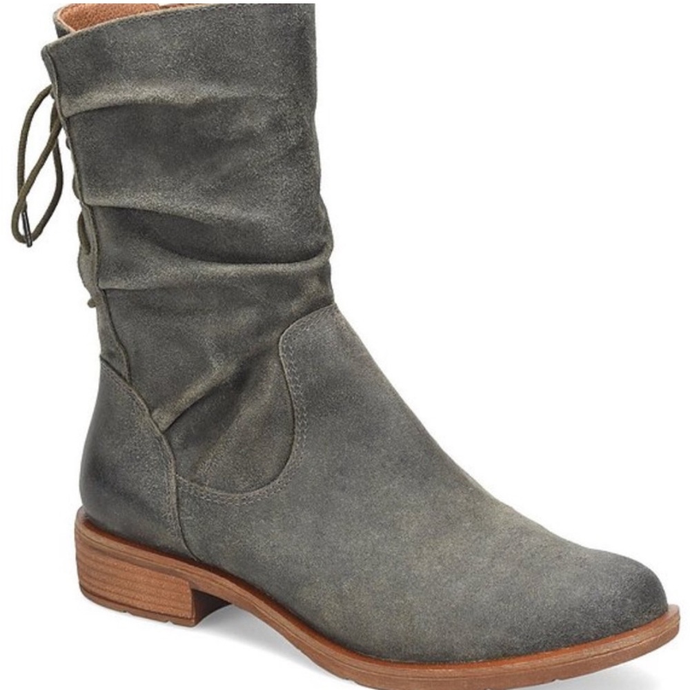 Women's Grey Suede Boots
